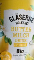 Buttermilch Drink Zitrone Bio