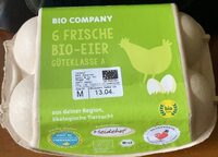 6 frische bio-eier