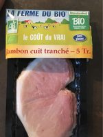 Jambon cuit tranché