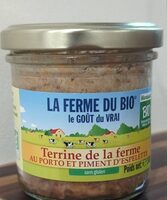 Terrine de la ferme au porto et piment d'Espelette