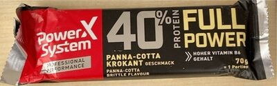 FULL POWER 40% Protein Panna Cotta Krokant by power system