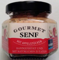 Gourmet Senf mit Apfelstücken