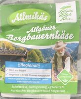 Allgäuer Bergbauernkäse, Schnittkäse 45 % Fett i.Tr.
