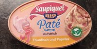 Pate Aufstrich Thunfisch und Paprika