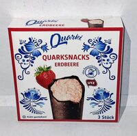 Quarksnacks Erdbeere 3er-Pack