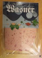 Bayerischer Leberkäse grob ofengebacken in Scheiben