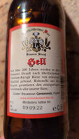 Wettelsheimer Bier hell