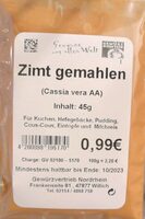 Gewürzkontor Zimt gemahlen