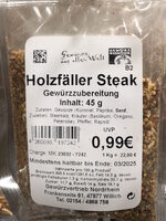 Holzfäller Steak