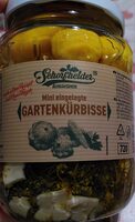 Mini eingelegte Gartenkürbisse