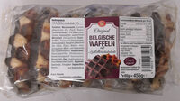 Belgische Waffeln mit Zartbitterschokolade