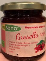 Mermelada orgánica de grosella roja