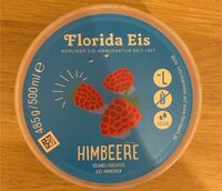Himbeere veganes Fruchteis
