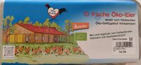 10 frische Öko-Eier