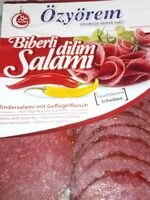 Biberli dilim salami