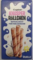 Knusperröllchen Vanille