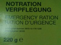 BW-Notration Verpflegung
