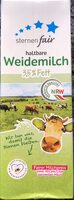 Haltbare Weidenmilch