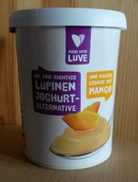 Lupinen Joghurt-Alternative Mango, Fermentiert mit Veganen Joghurtkulturen