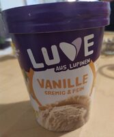 Glace vanille au lupin