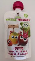 Freche Freunde Apfel, rote Beete, Erdbeere & Himbeere