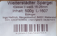 Weiterstädter Spargel
