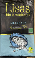 Bio-Kartoffelchips mit Schale gebacken, mit Meersalz