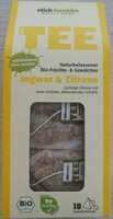 Der Tee Ingwer & Zitrone