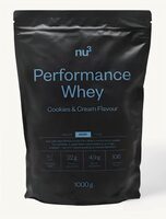 Nu3 Performance Whey Cookies & Cream, Pulver, 2 X