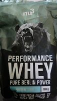 Performance whey neutral flavor