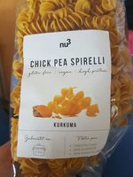 Nu3 Chick Pea Spirelli Med Gurkemeie