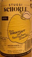 Stuggi Schorle Apfel