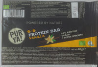 Protein bar vanilla