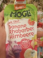 Banane Rhabarber Himbeere