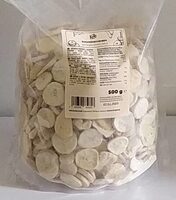 Rondelles de bananes lyophilisées
