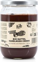 Dattel Haselnuss Creme