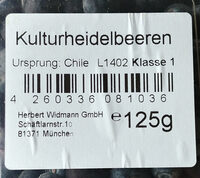 Kulturheidelbeeren