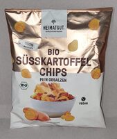 Bio Süßkartoffelchips gesalzen