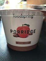Foodspring Porridge pomme cannelle