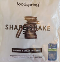 Shape shake cookies & cream