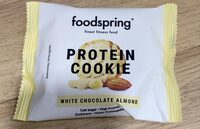Protein cookie white chocolate almond