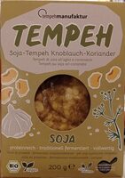 Soja-Tempeh Knoblauch-Koriander