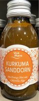Kurkuma Sanddorn Shot mit Chlorella Alge