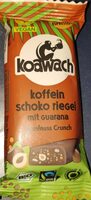 Koffein Schoko Riegel - Haselnuss Crunch (Bio)