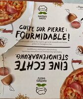 Pizza jambon et champignons