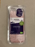 Leberkäs geschnitten