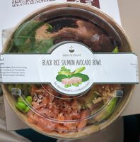 Black Rice Salmon Avocado Bowl
