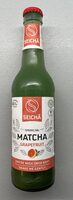 Matcha tea with grapefruit flavor