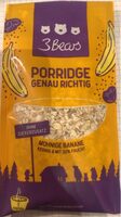 3Bears Porridge Mohnige Banane