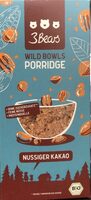 Wild Bowls Porridge Nussiger Kakao